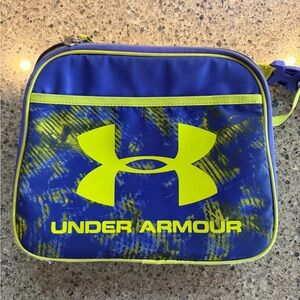 Under Armour Blue and Neon Yellow Lunch Tote